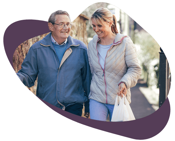 carer with elderly gentleman
