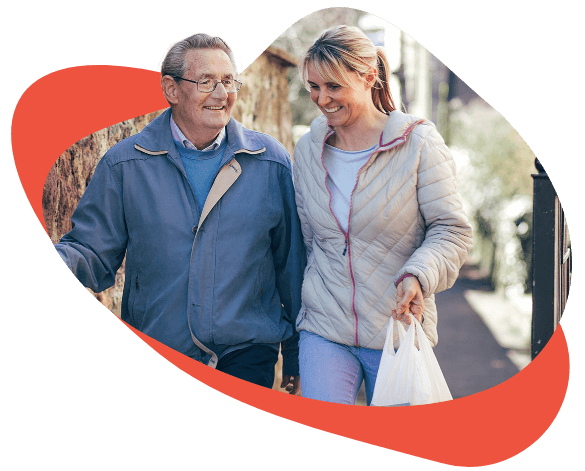 carer with elderly gentleman
